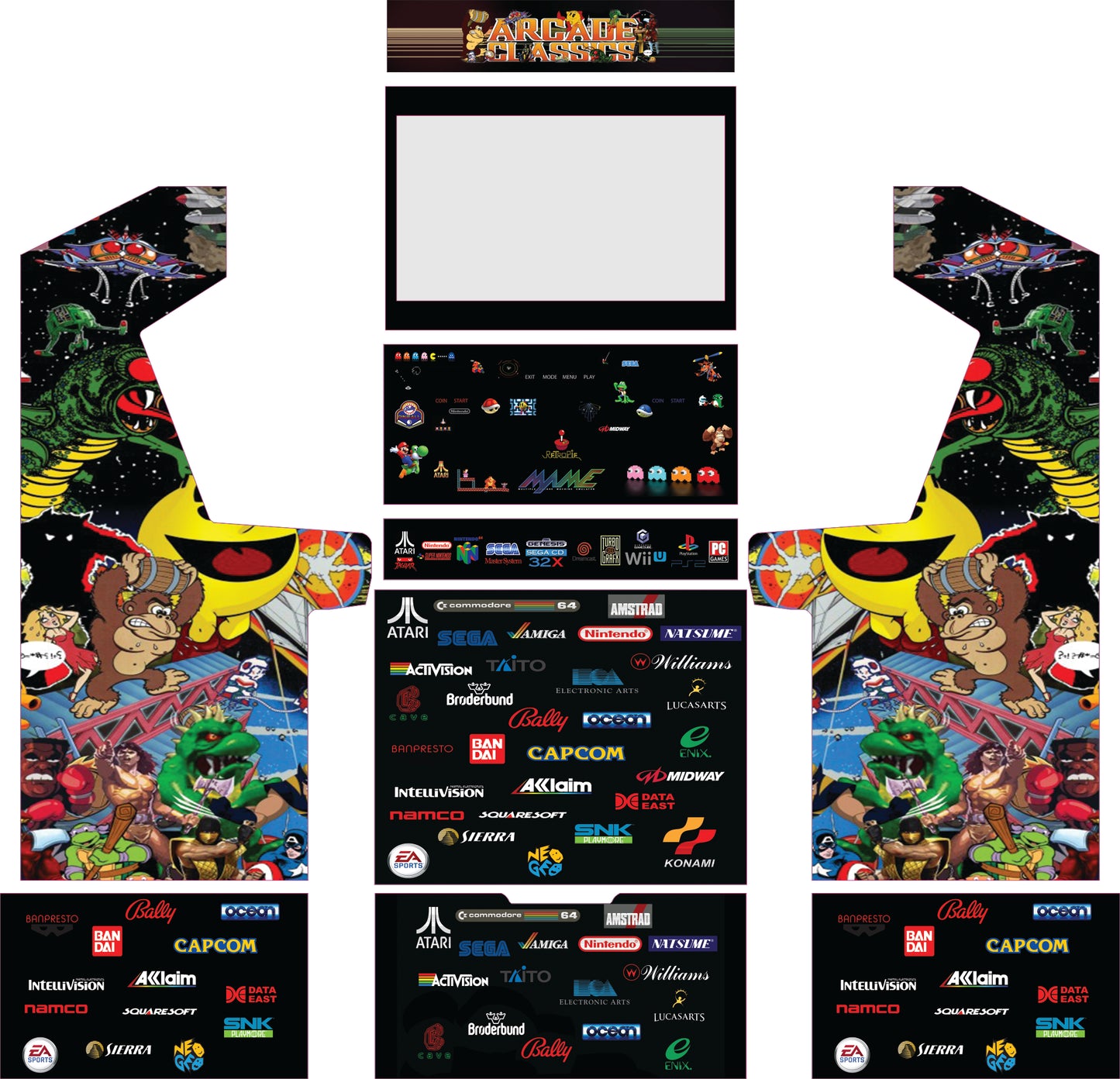Retro Arcade 2P27 / 4P27