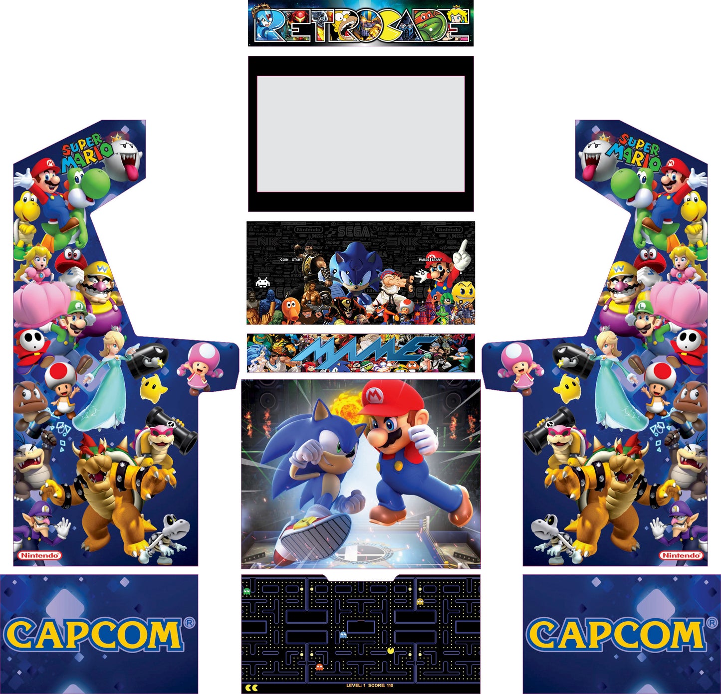 Retro Arcade 2P27 / 4P27