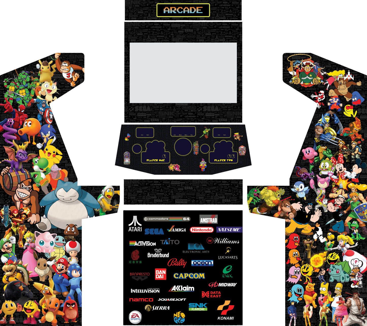 Premium Retro Arcade 2P32 / 4P32