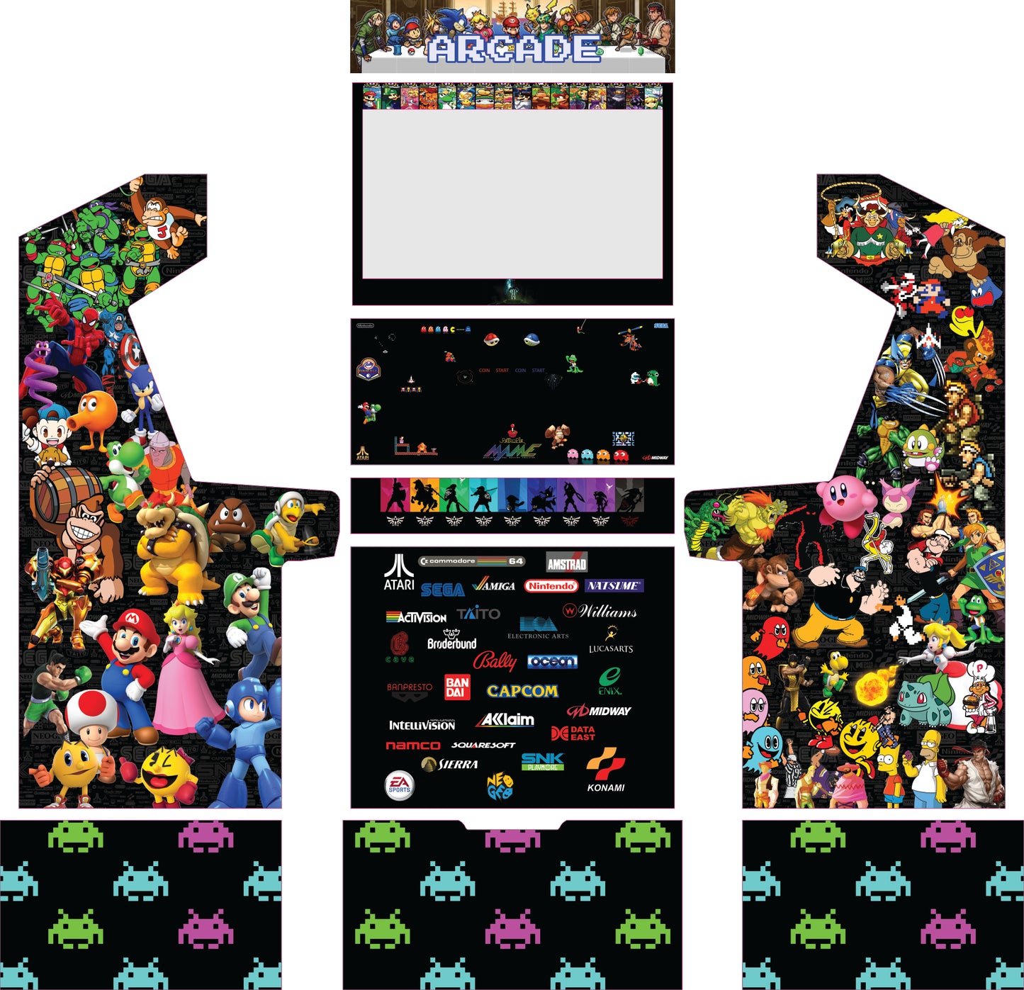 Retro Arcade 2P27 / 4P27
