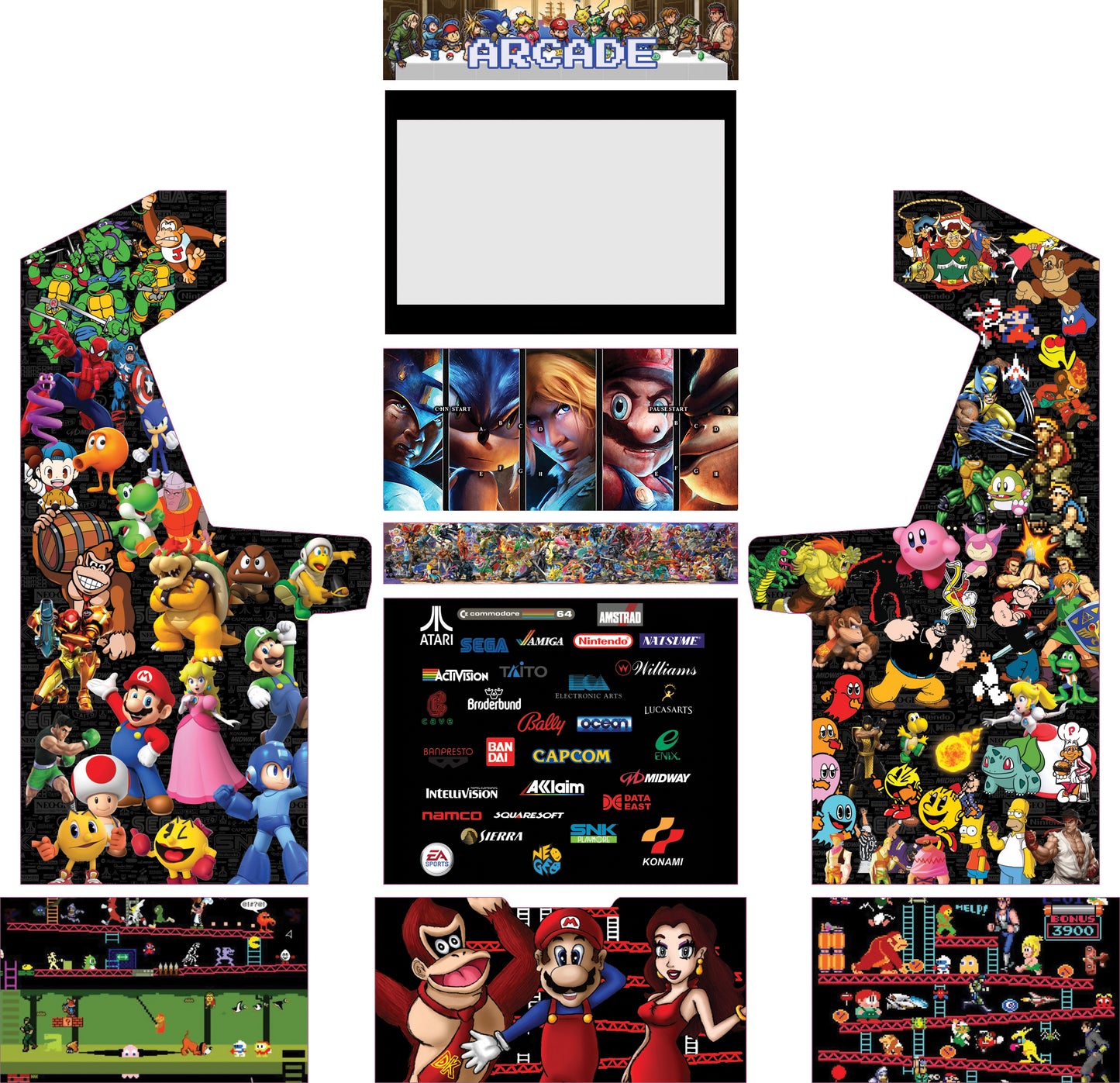 Retro Arcade 2P27 / 4P27