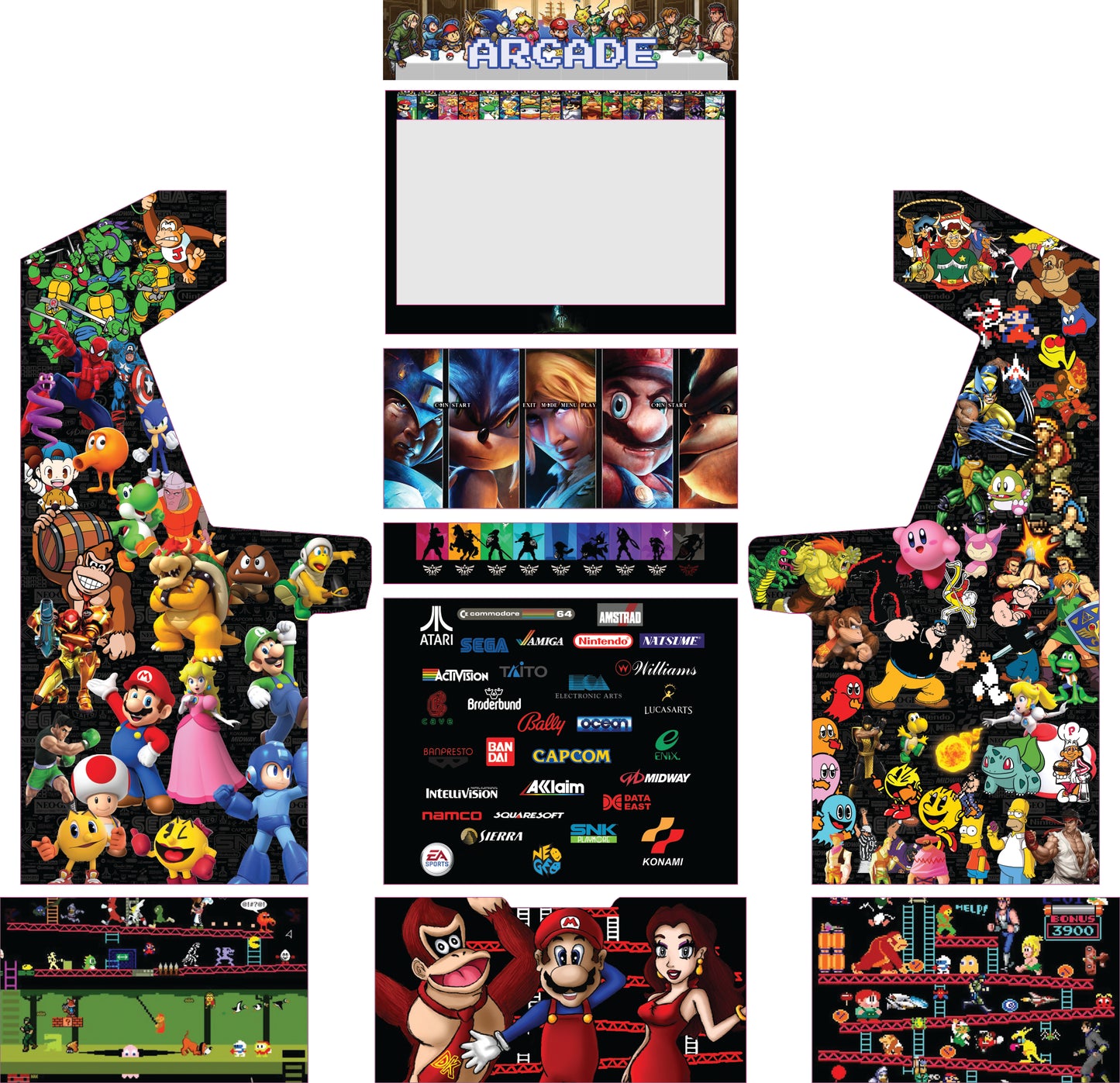 Retro Arcade 2P27 / 4P27