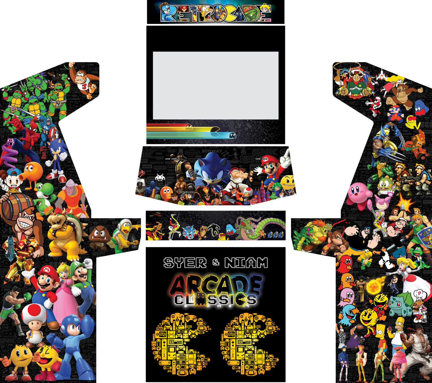 Premium Retro Arcade 2P32 / 4P32