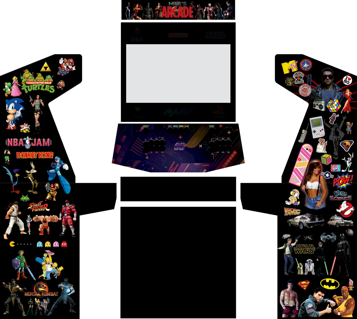 Premium Retro Arcade 2P32 / 4P32